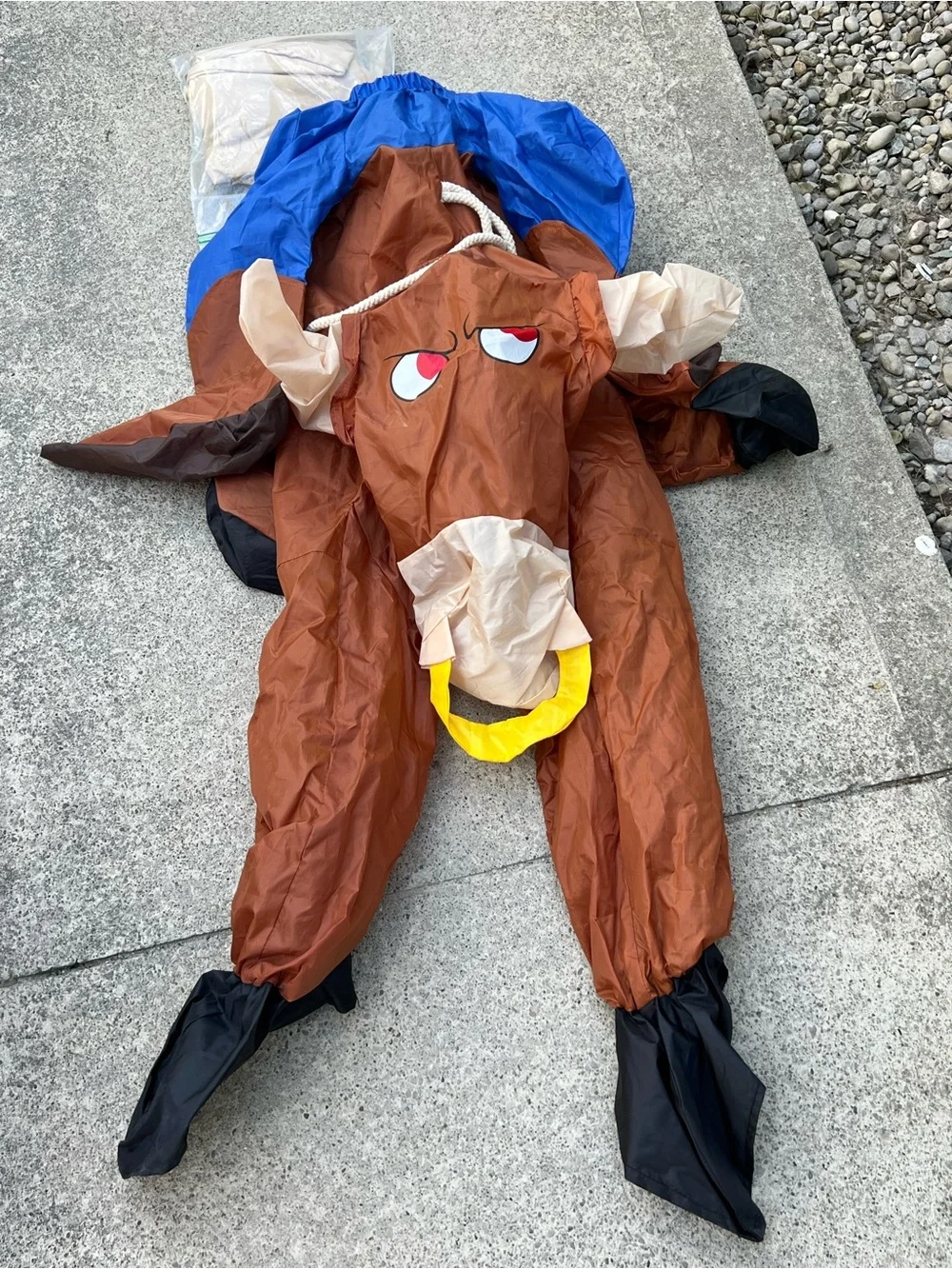Spirit Inflatable Bull Rider Costume Child One Size Fits Most - Picture 3 of 6